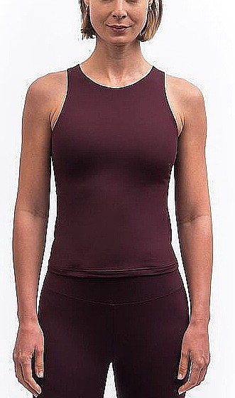 maillot de corps Sensor Infinity Eco Crop Top - Port Red - women´s