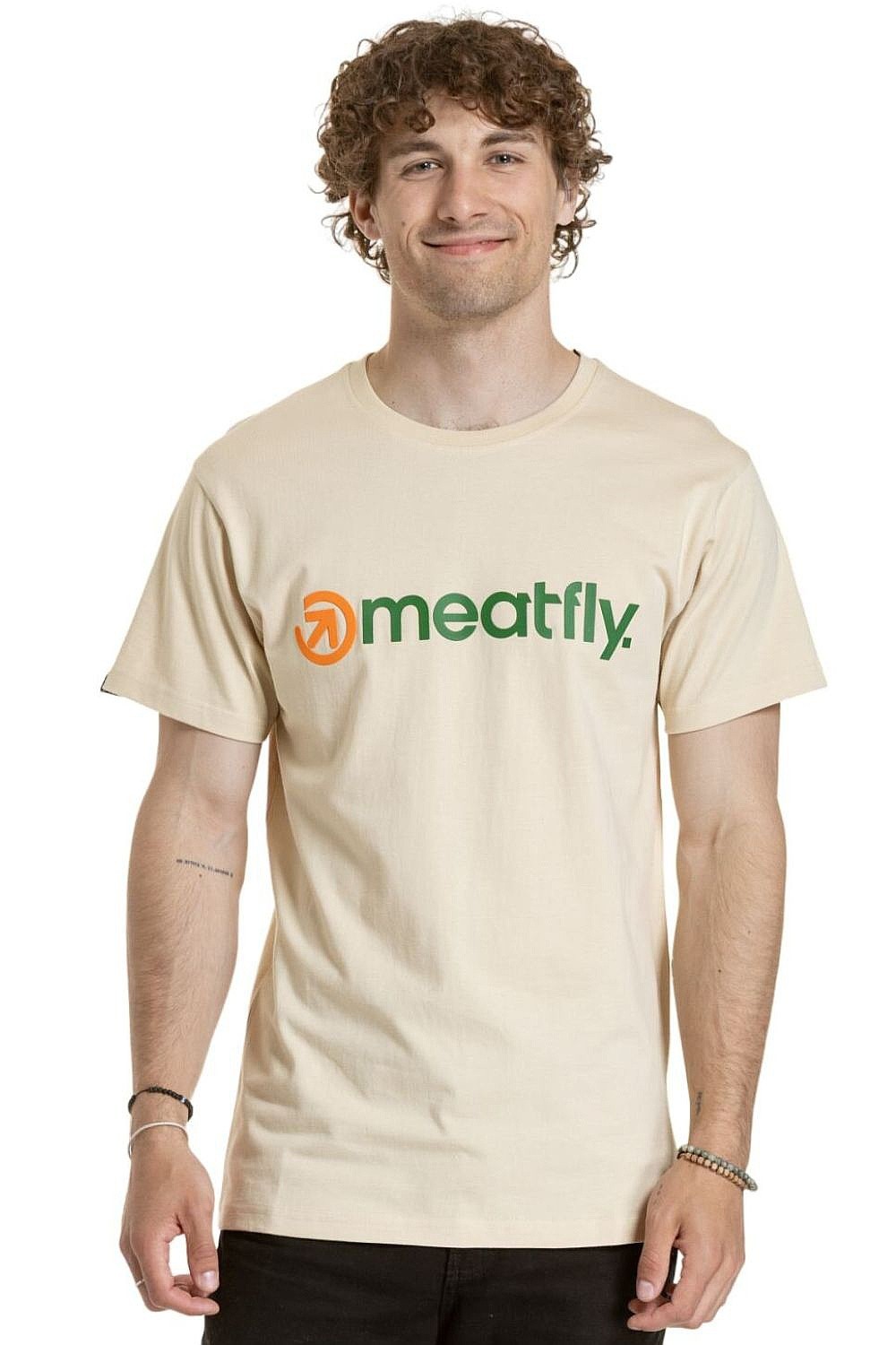 T-shirt Meatfly Joe - Sand - men´s