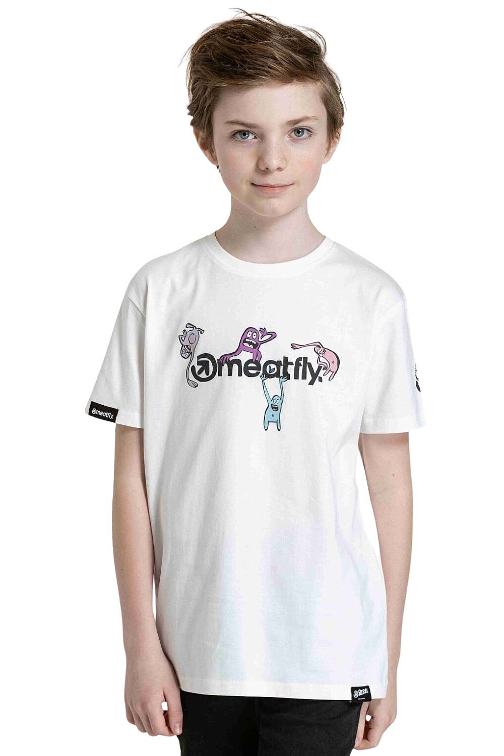 T-shirt Meatfly Animals - White - unisex junior