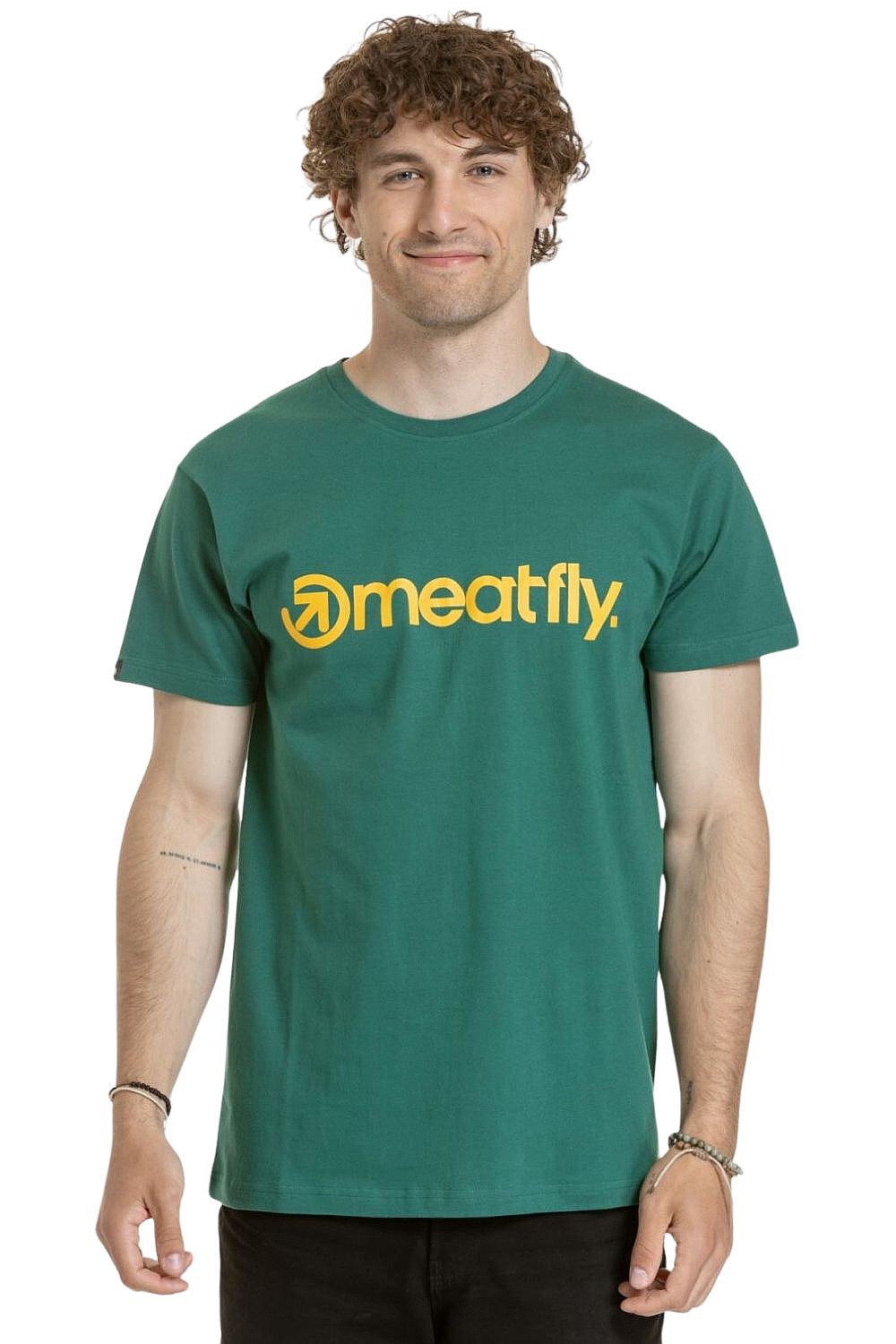 T-shirt Meatfly MF Logo - Forest Green - men´s