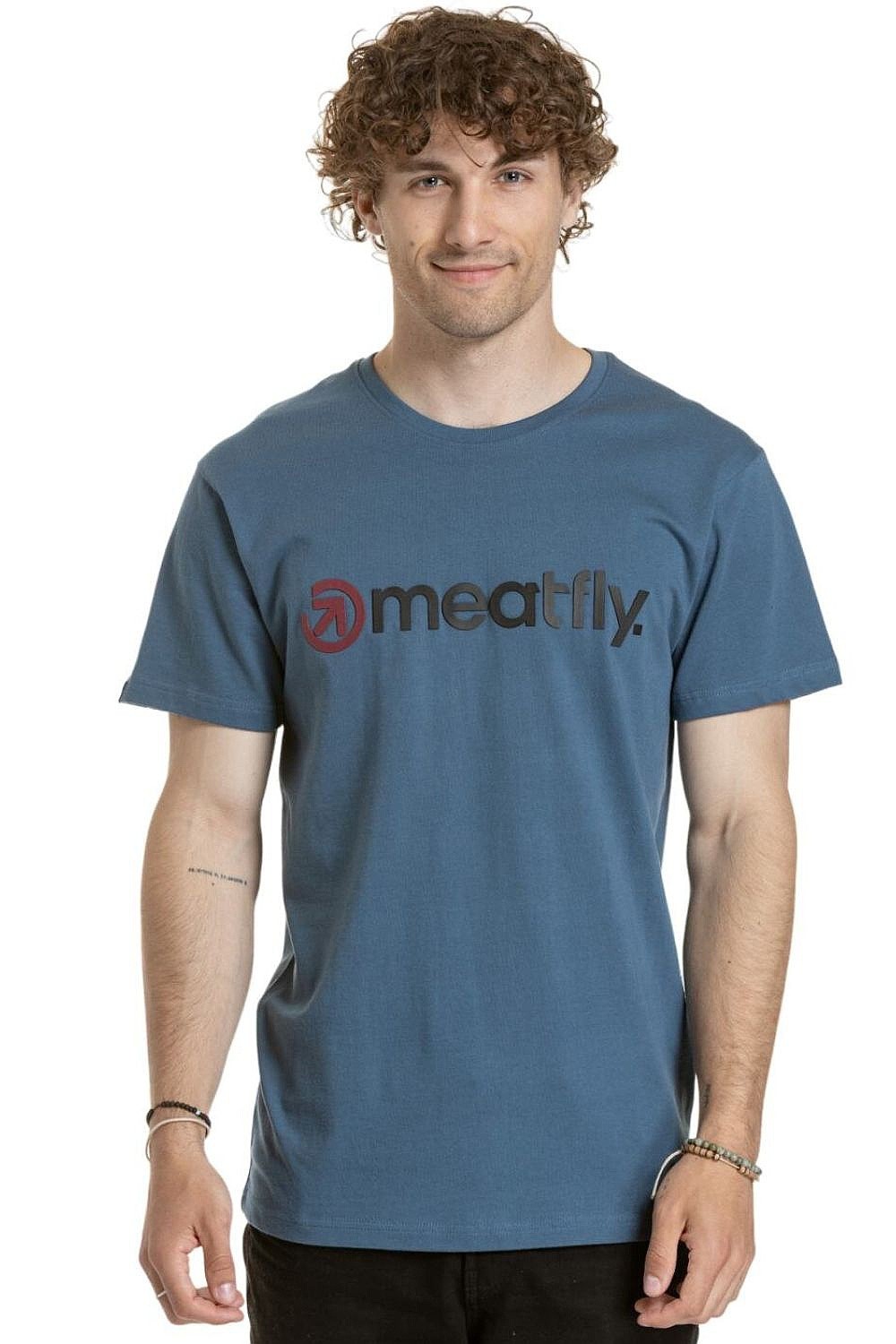 T-shirt Meatfly Joe - Dark Slate