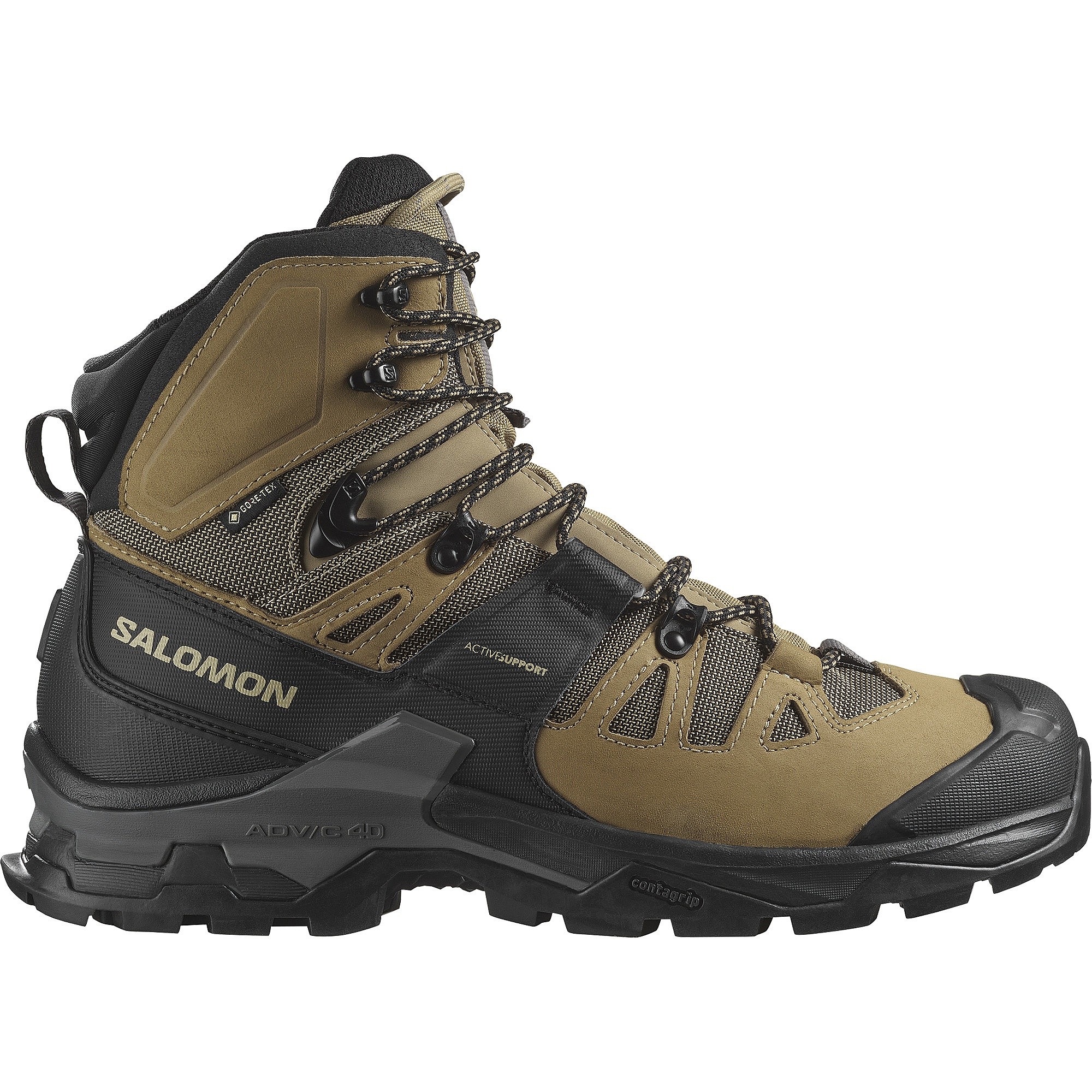 chaussures Salomon Quest 4 GTX - Kelp/Black/Castlerock - men´s