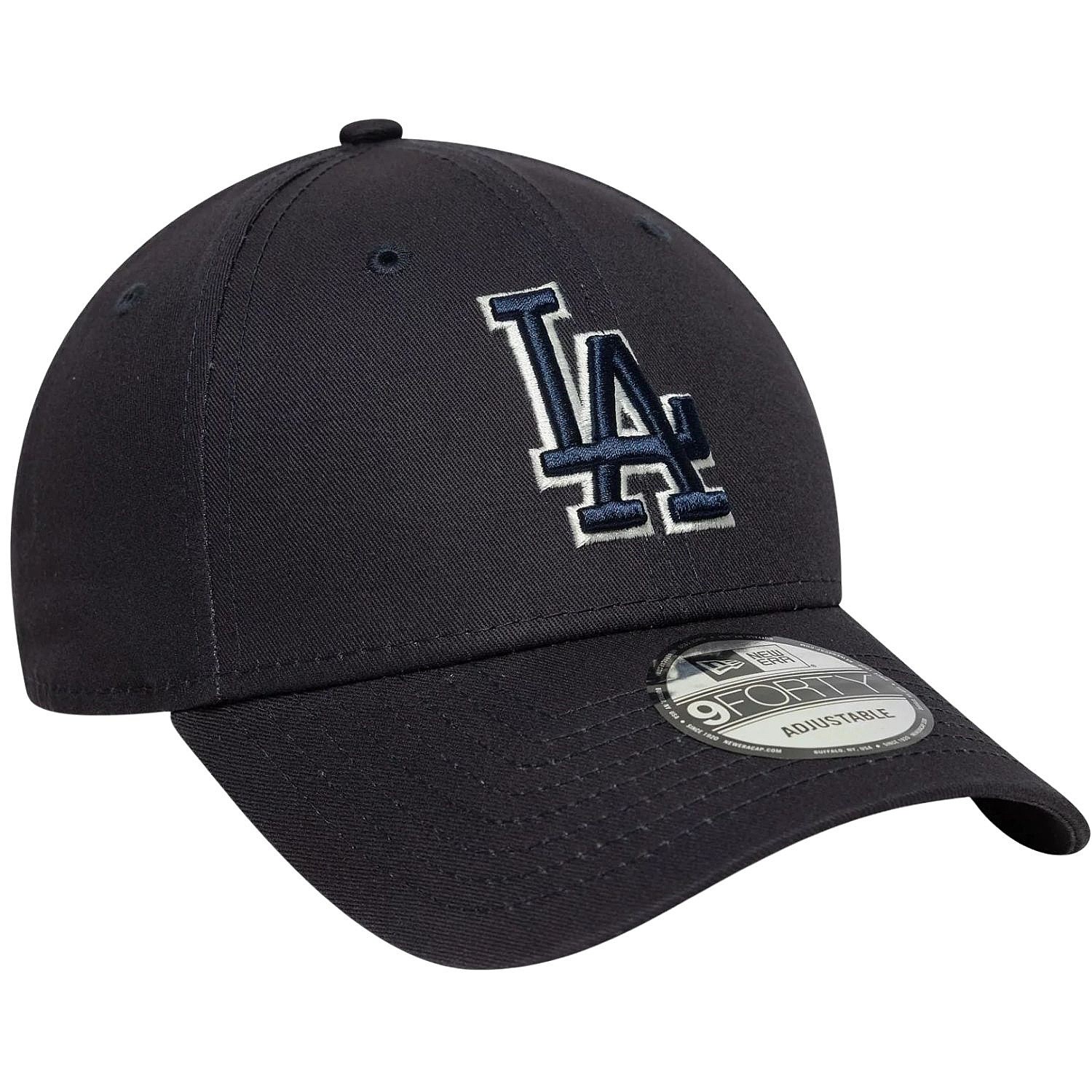 casquette New Era 9FO Team Outline MLB Los Angeles Dodgers - Navy/Midnight Blue - men´s
