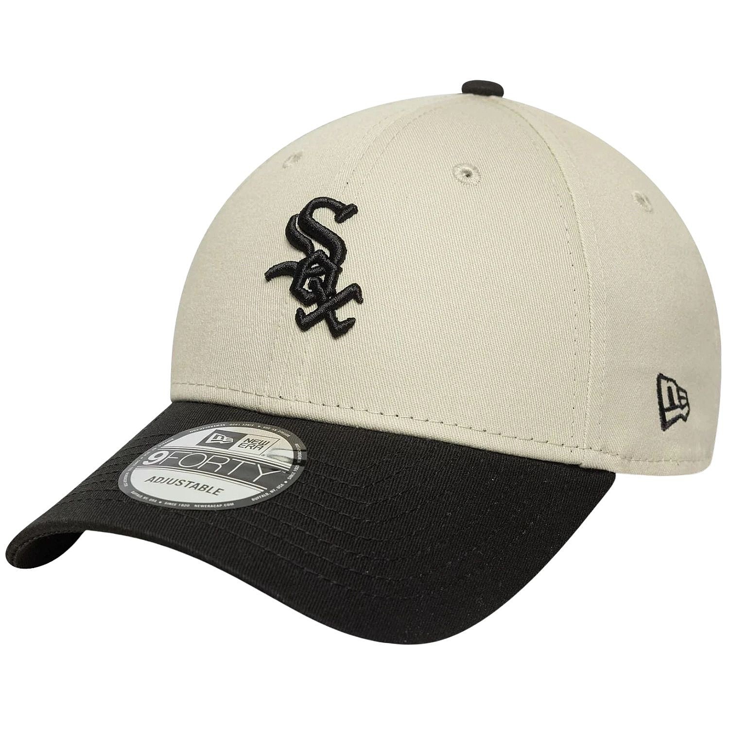 Kappe New Era 9FO Colour Block MLB Chicago White Sox - Stone/Black - men´s