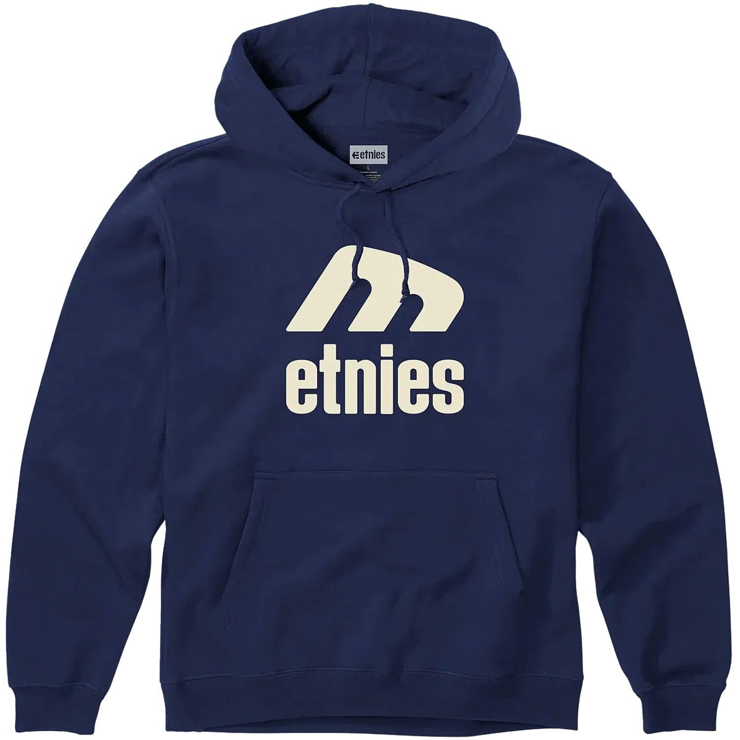 Sweatshirt Etnies Icon E Hoodie - Navy/Tan - men´s