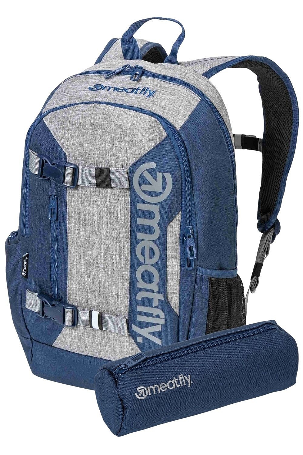 batoh Meatfly Basejumper - Blue/Grey Heather