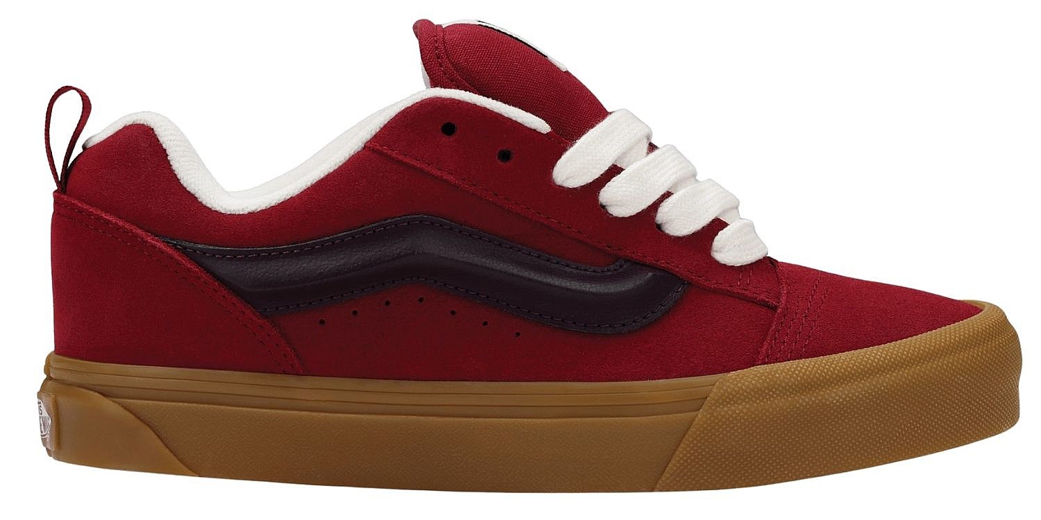 Schuhe Vans Knu Skool - Gum Bordeaux