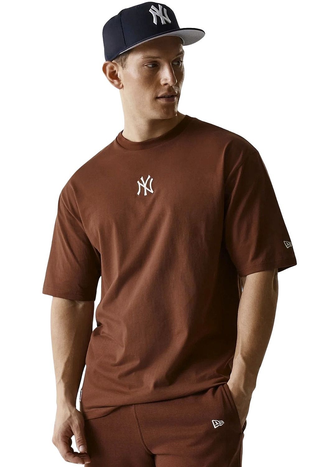 tričko New Era League Essential Midi MLB New York Yankees - Deep Auburn - men´s