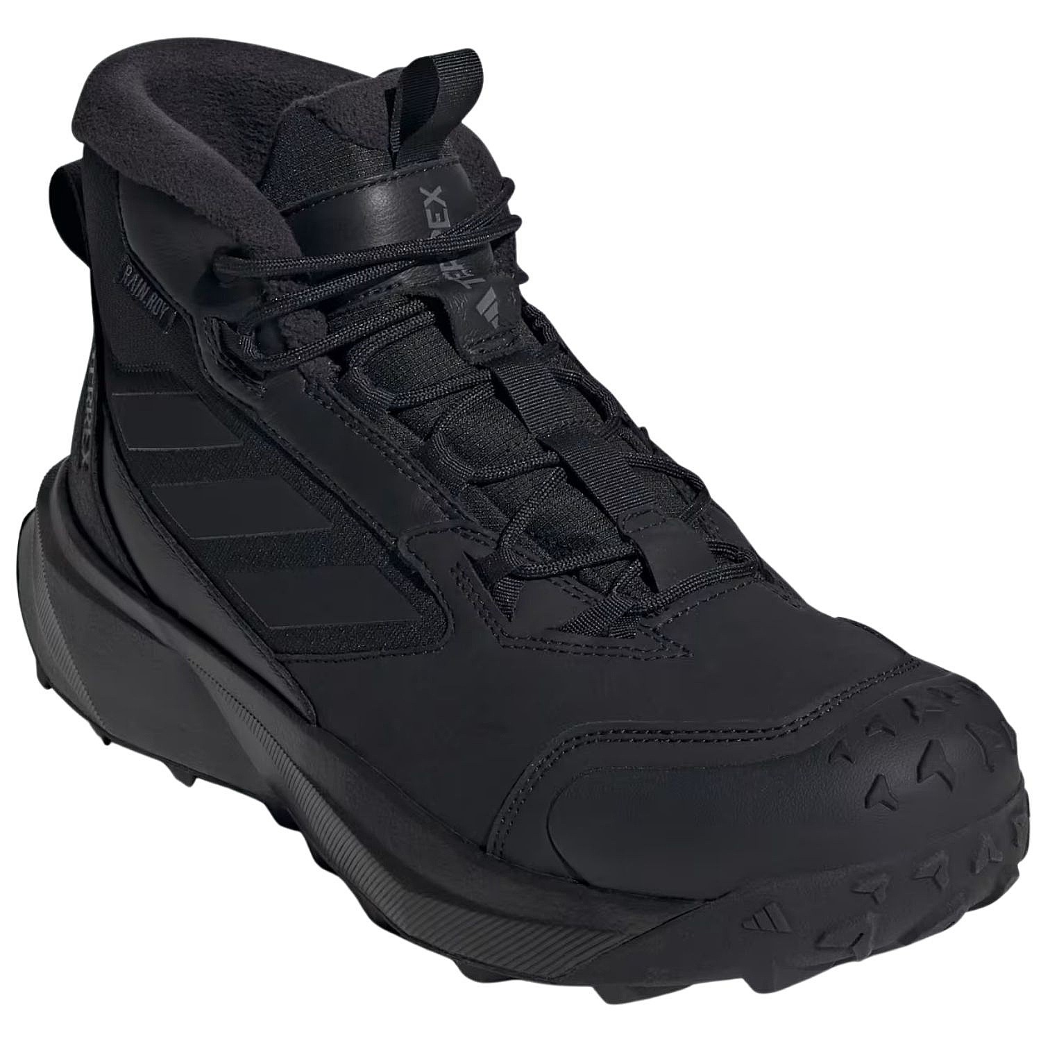 topánky adidas Performance Terrex Winter Boot Mid Leather - Core Black /Core Black /Grey Four - men´s