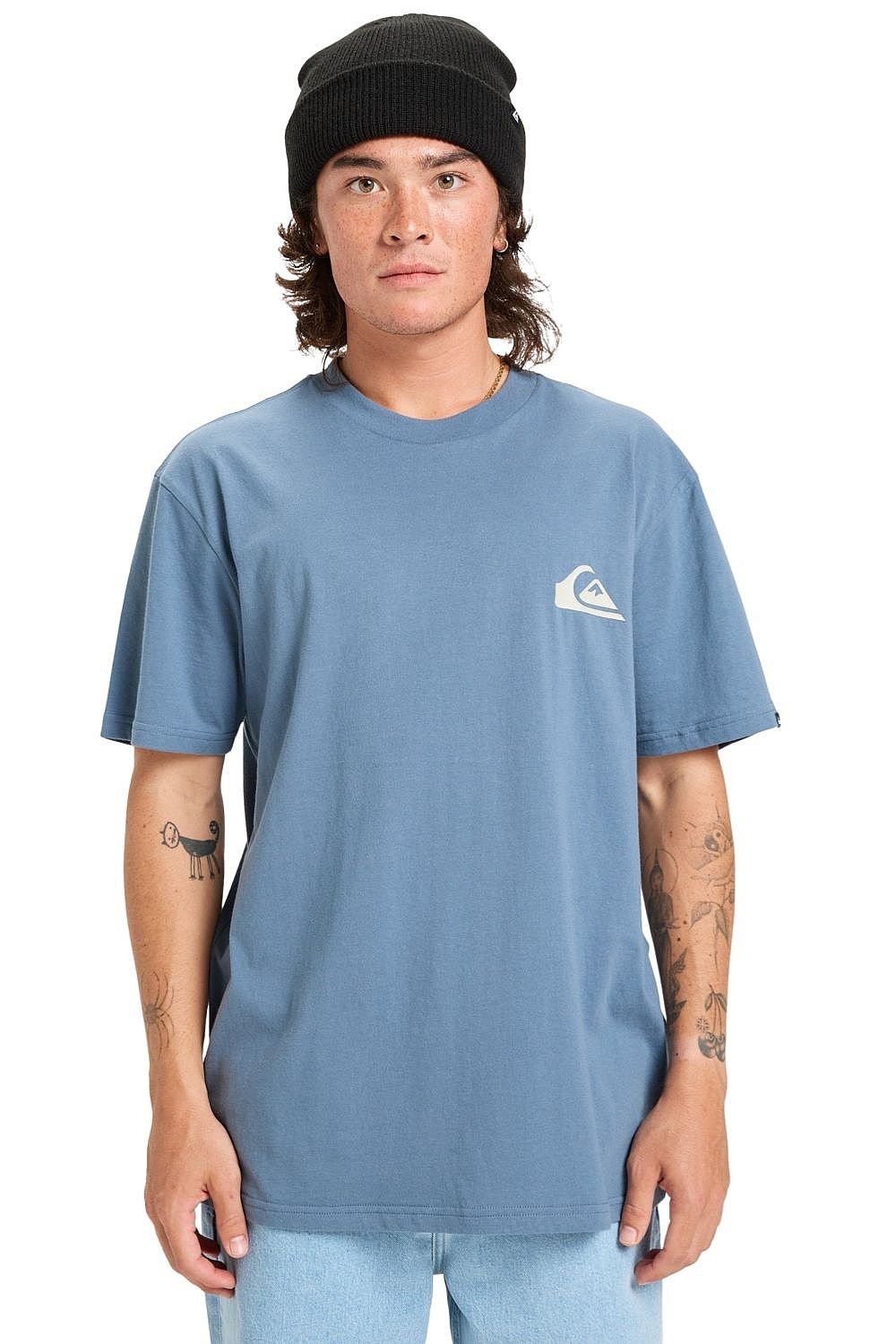 T-shirt Quiksilver Ev Mini Logo - BND0/China Blue