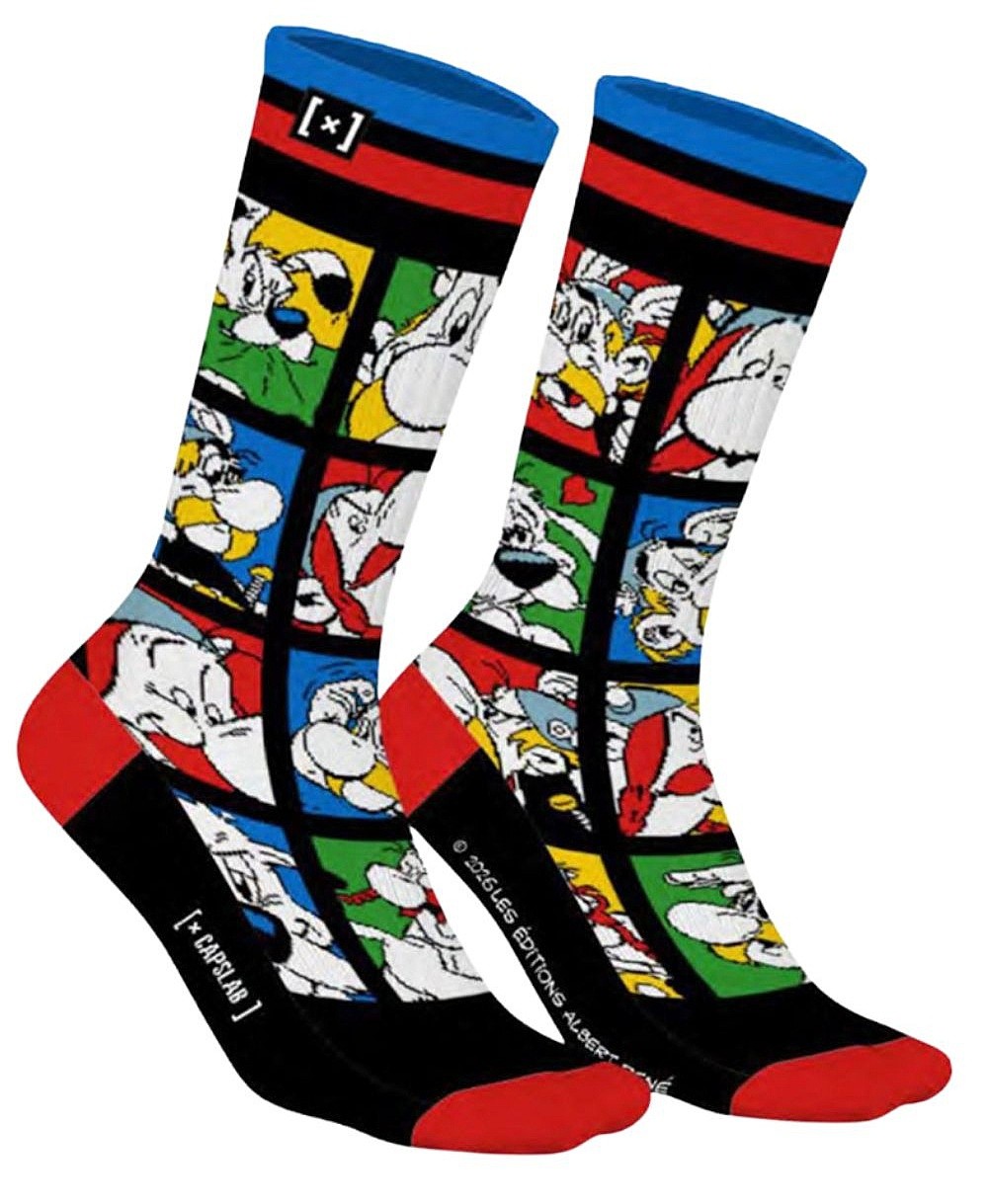 chaussettes Capslab Asterix Tennis - Multicolor