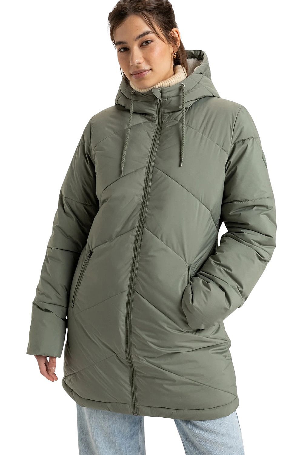 Jacke Roxy Better Weather - GZC0/Agave Green - women´s
