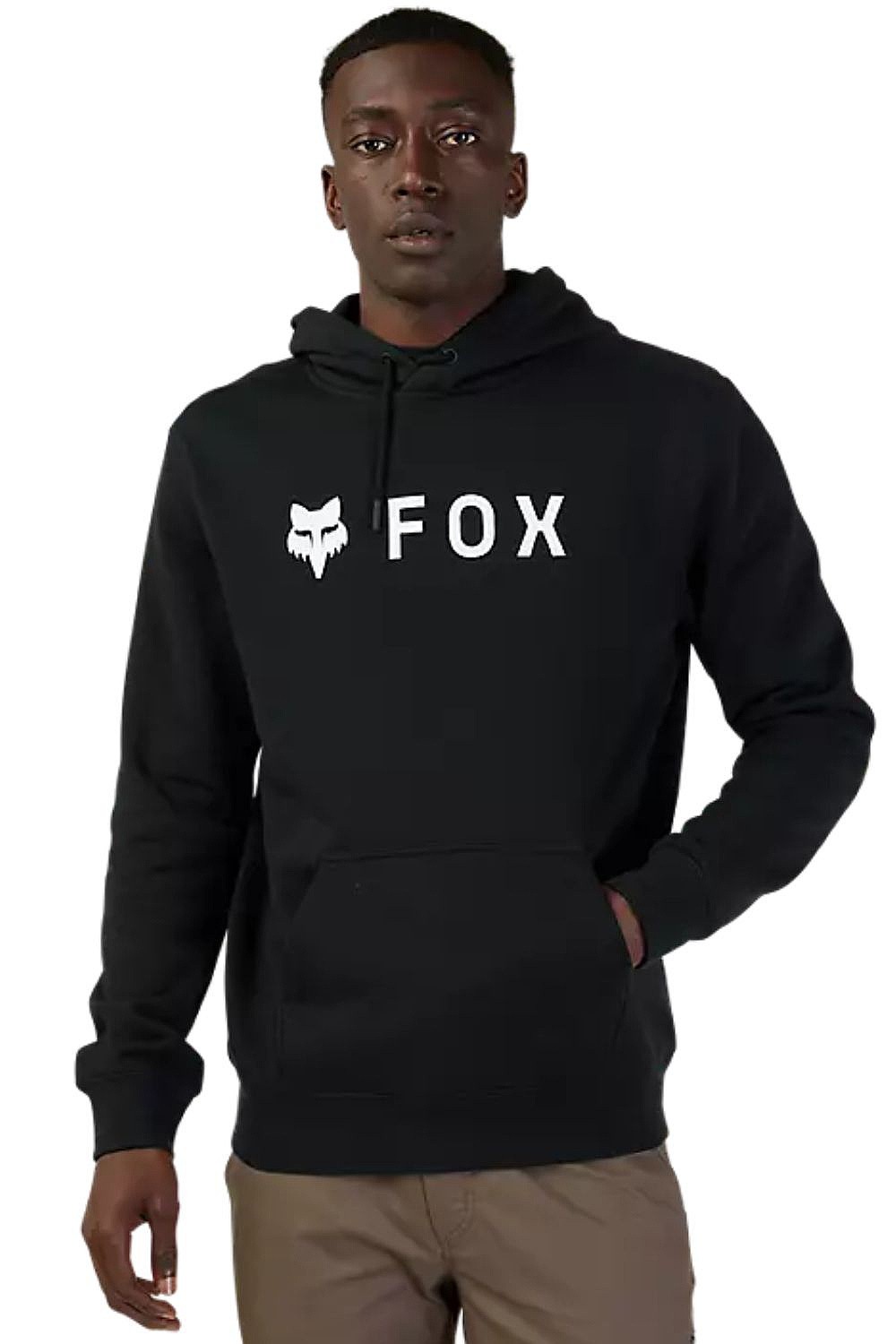 mikina Fox Absolute Fleece Pullover - Black - men´s