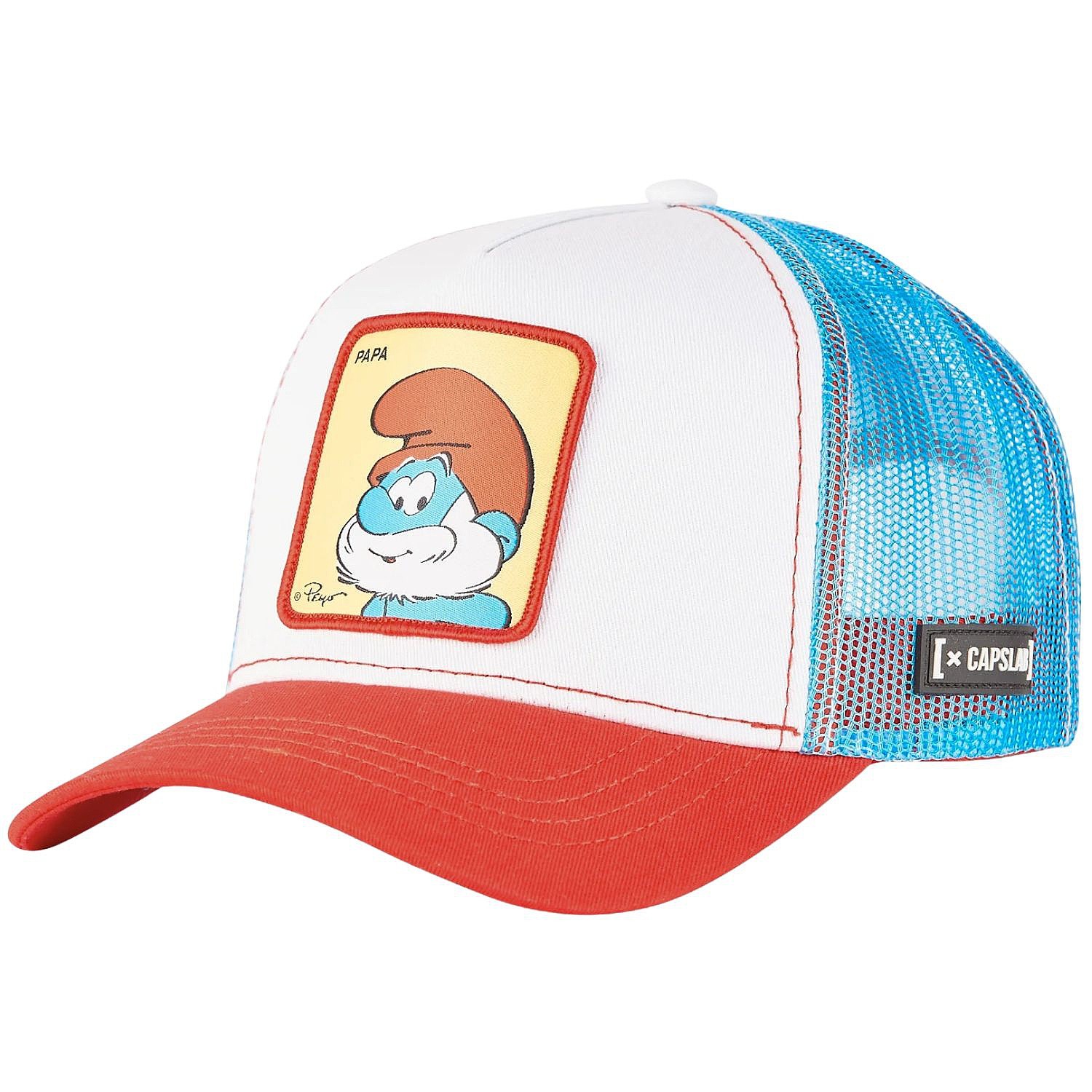 Kappe Capslab The Smurfs Trucker - Papa/White/Red/Blue - men´s