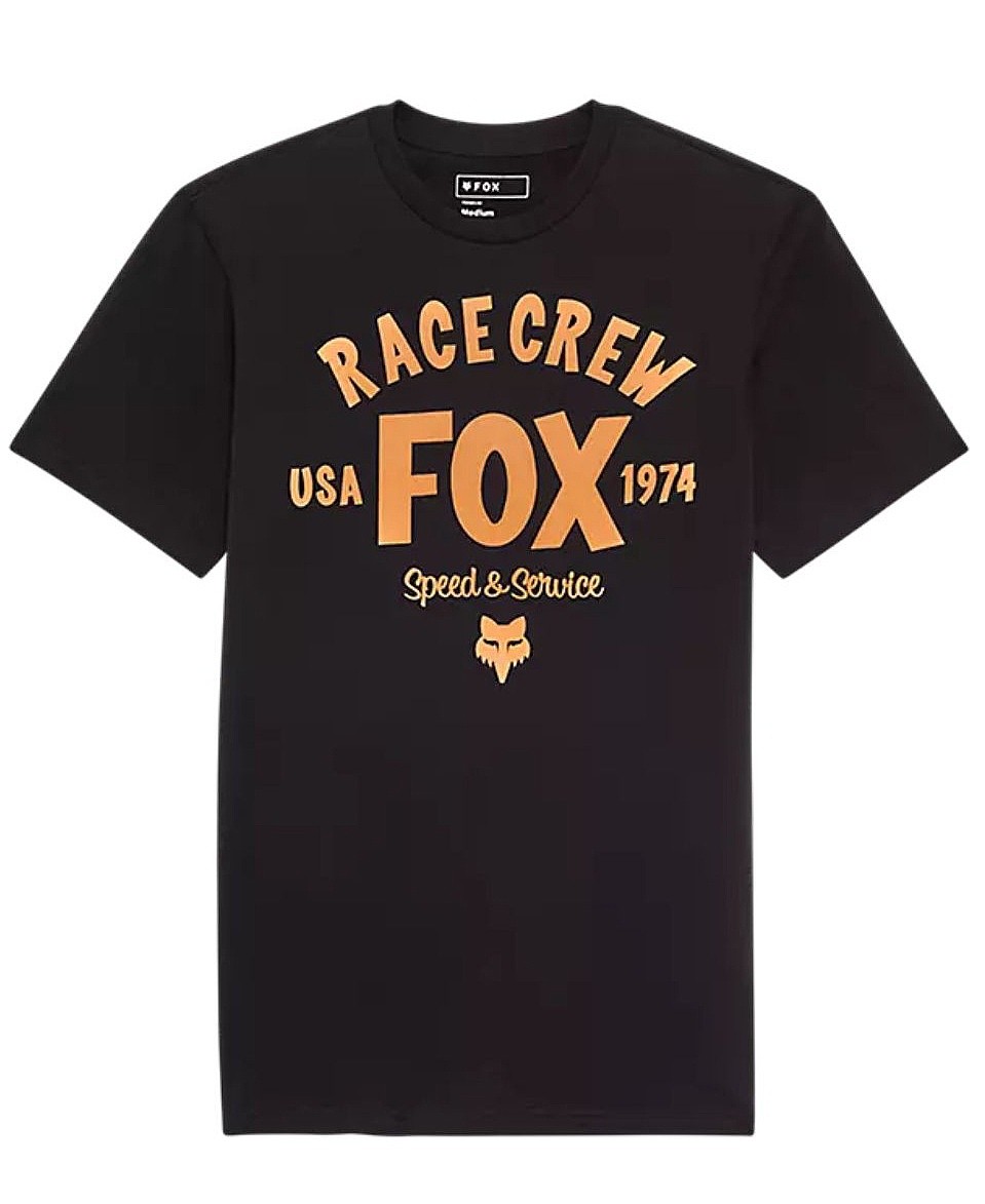 T-Shirt Fox Slogan Premium - Black - men´s