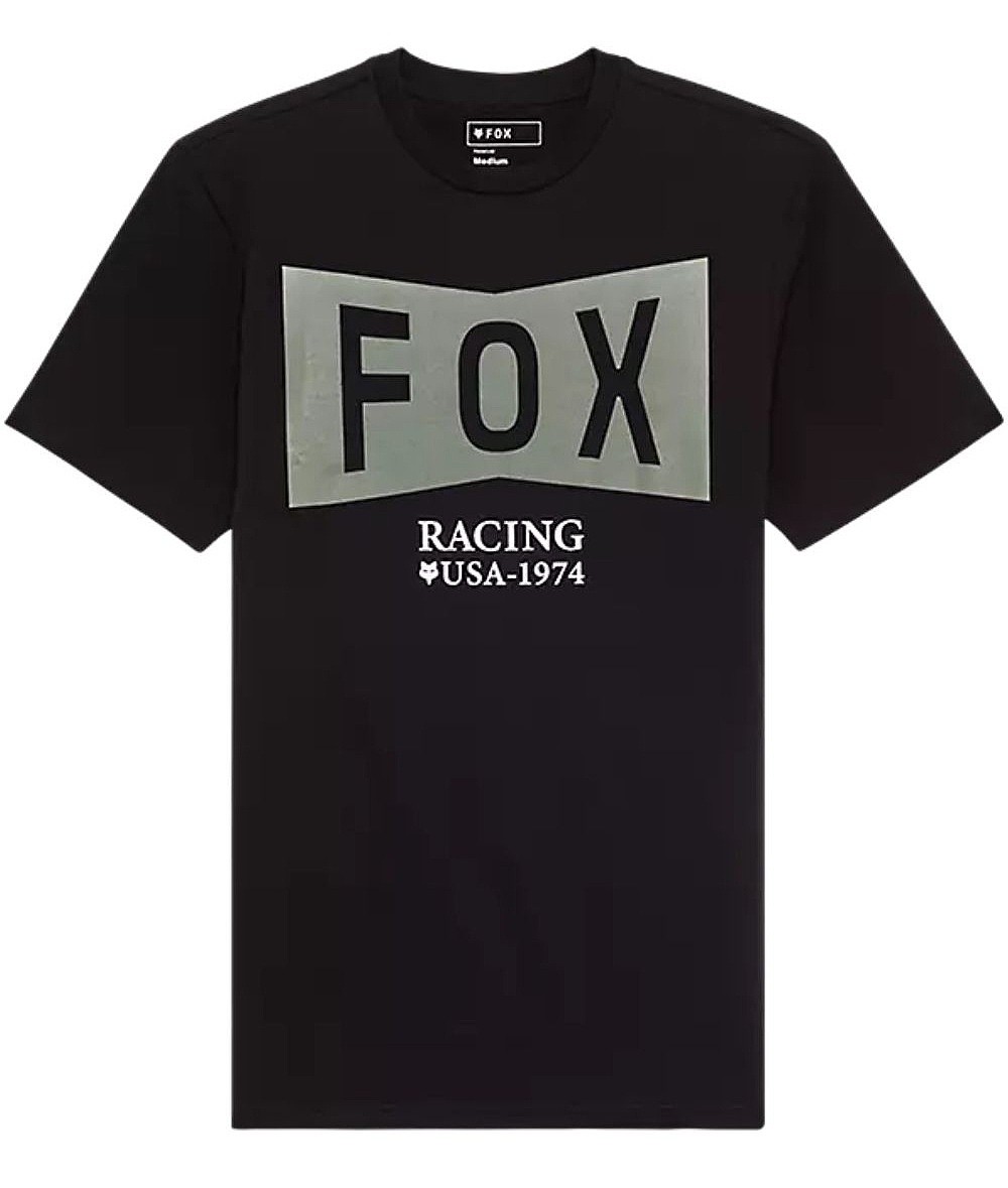 camisa Fox Typeface Premium - Black - men´s
