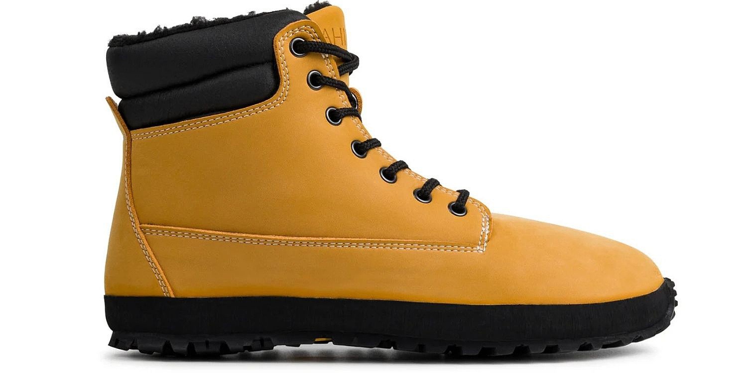 chaussures Ahinsa Shoes Shuma Winter - Mustard