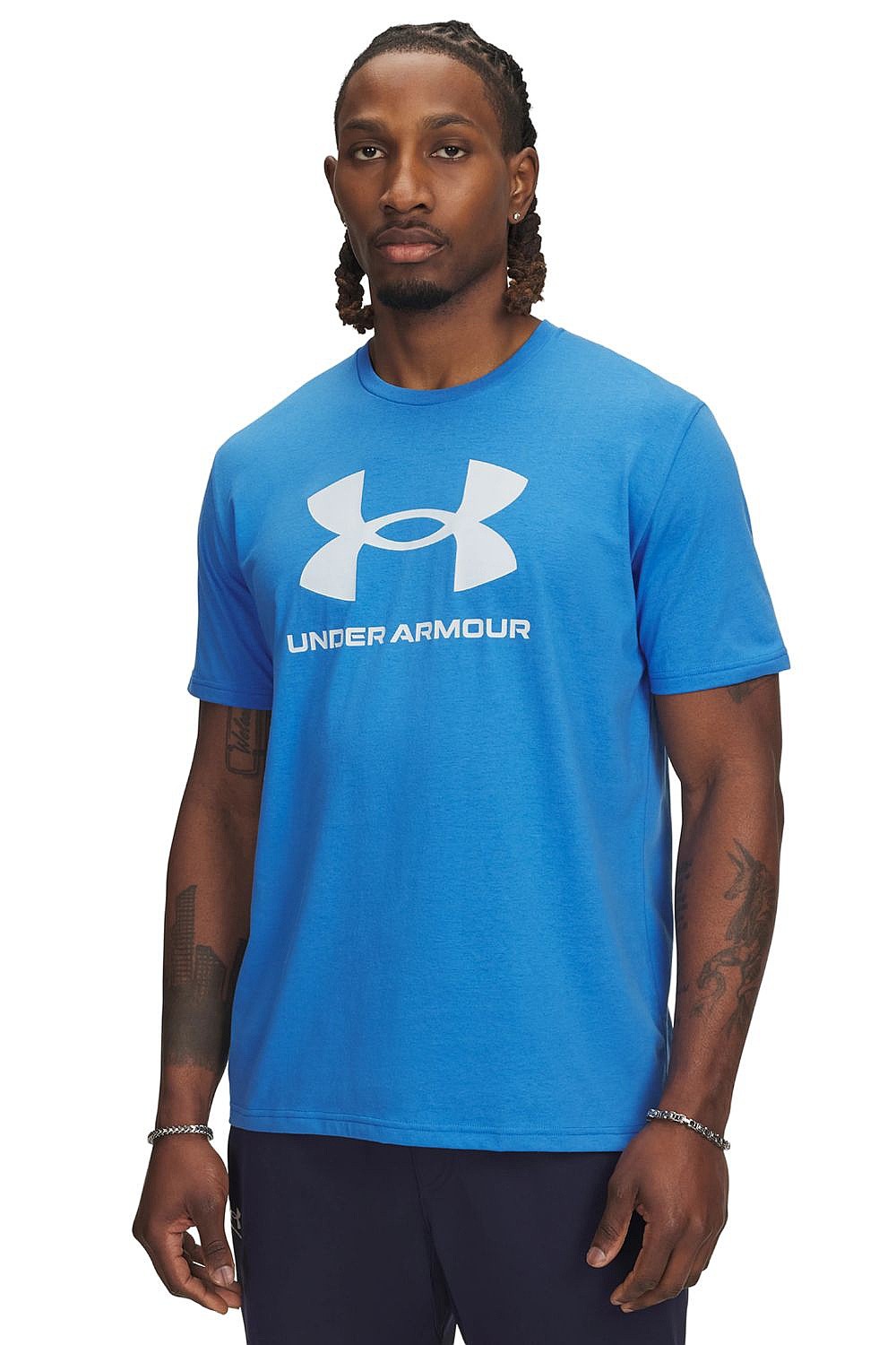 рубашка Under Armour Sportstyle Logo Update - Blue Atlantis/Blue Calm - men´s