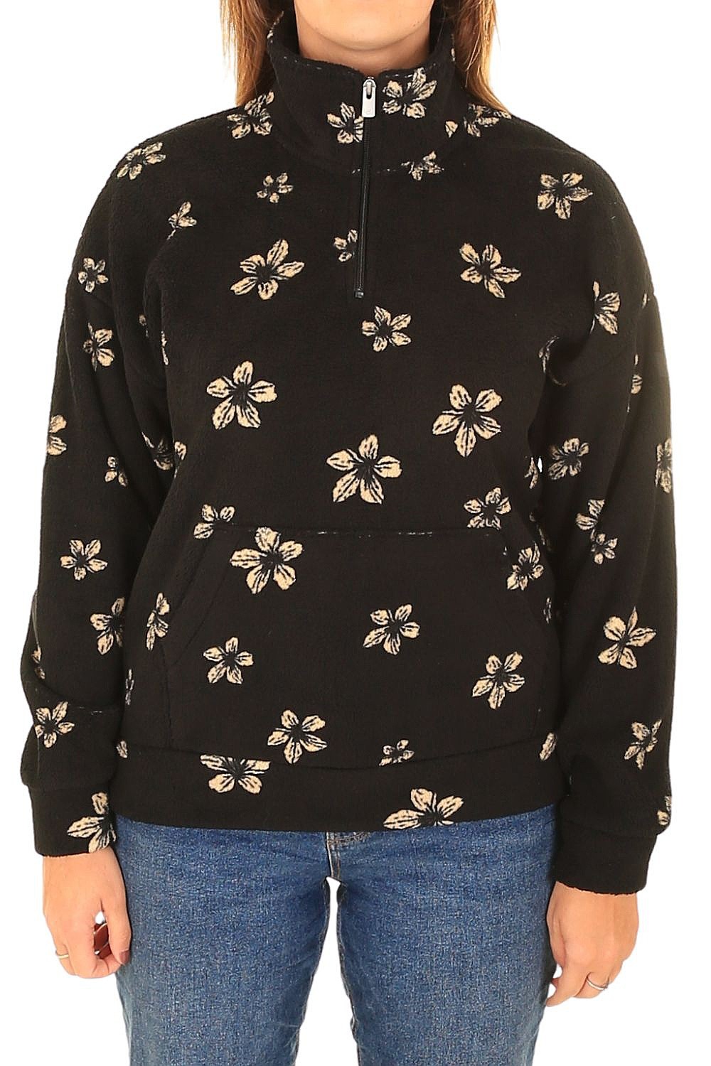 sweat-shirt Roxy VL Live Out Loud - KVJ5/Anthracite Sol Searcher Big - women´s