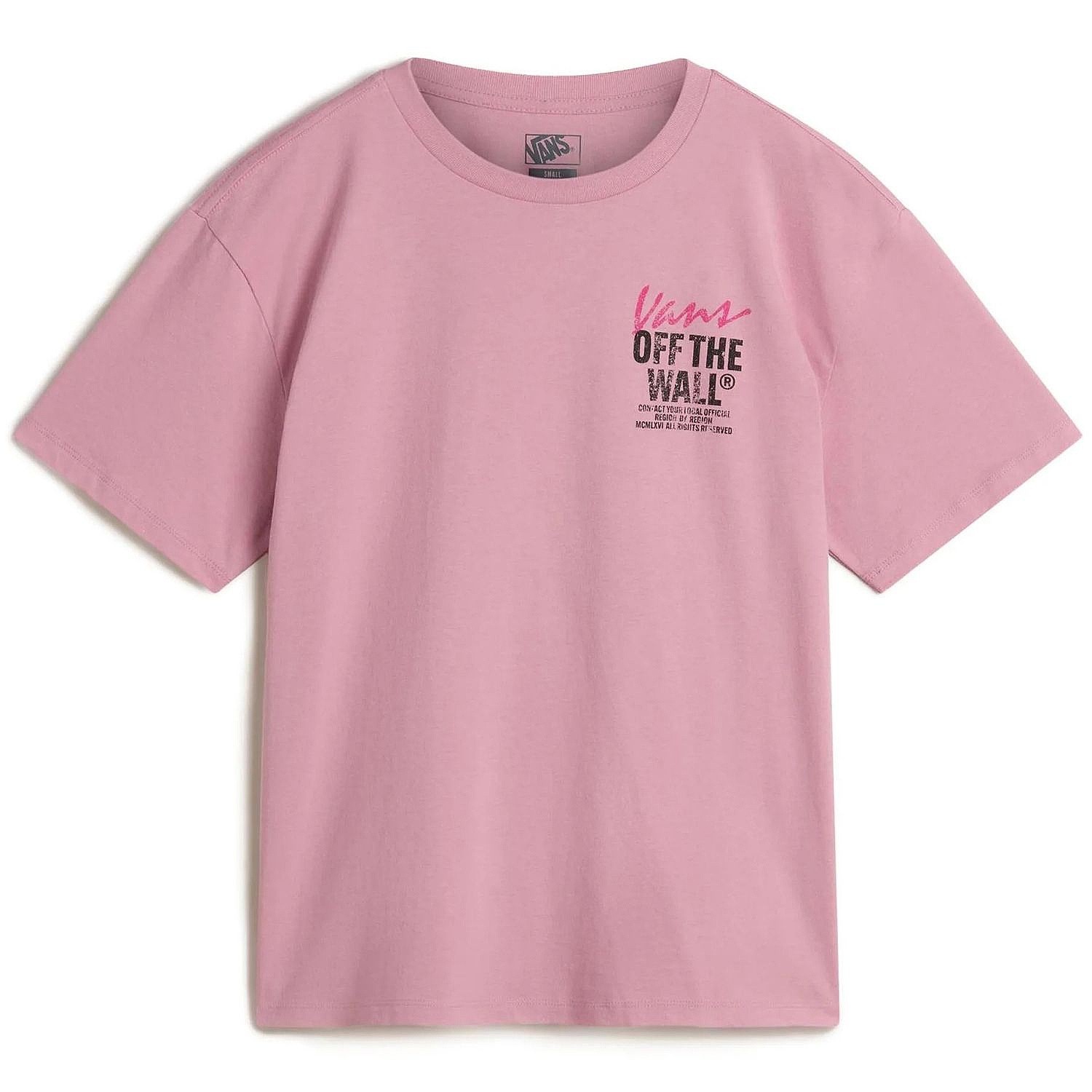 рубашка Vans Lady Wall Outsized - Pink Dawn - women´s