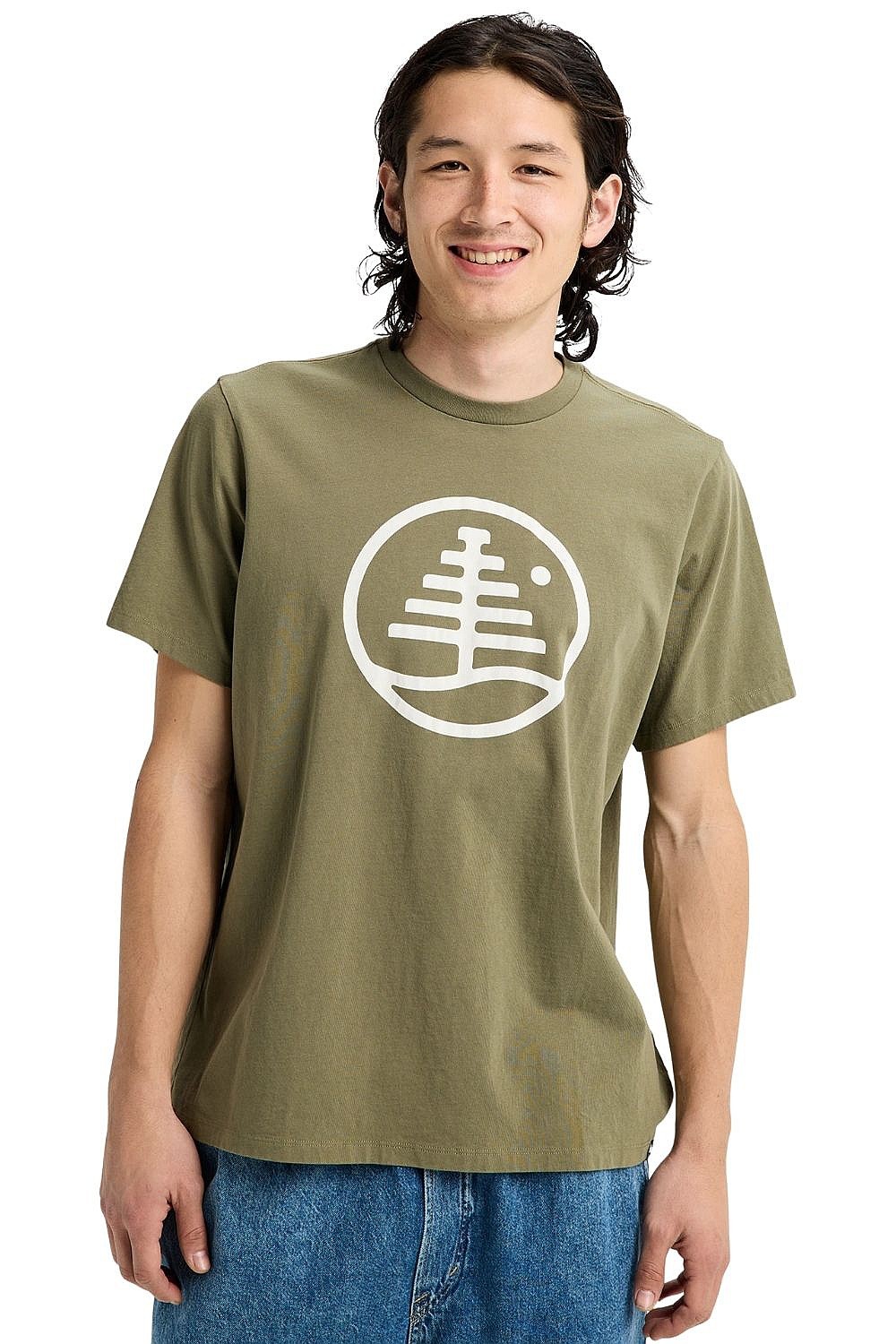camisa Burton Family Tree - Forest Moss