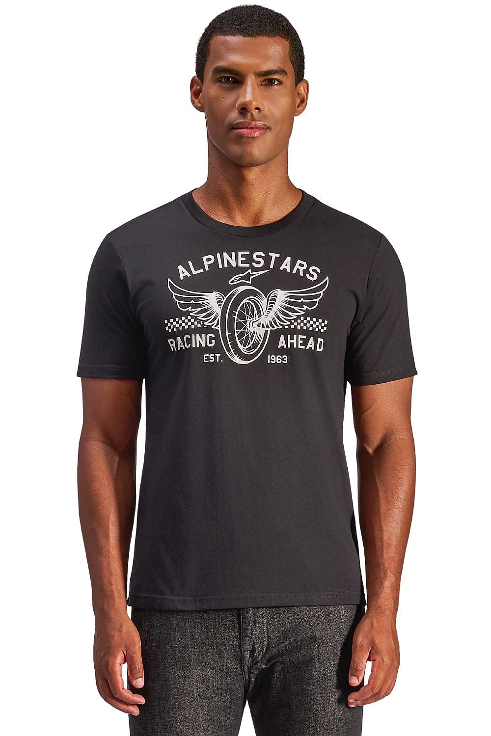 póló Alpinestars Heritage Patch CSF - Black - men´s