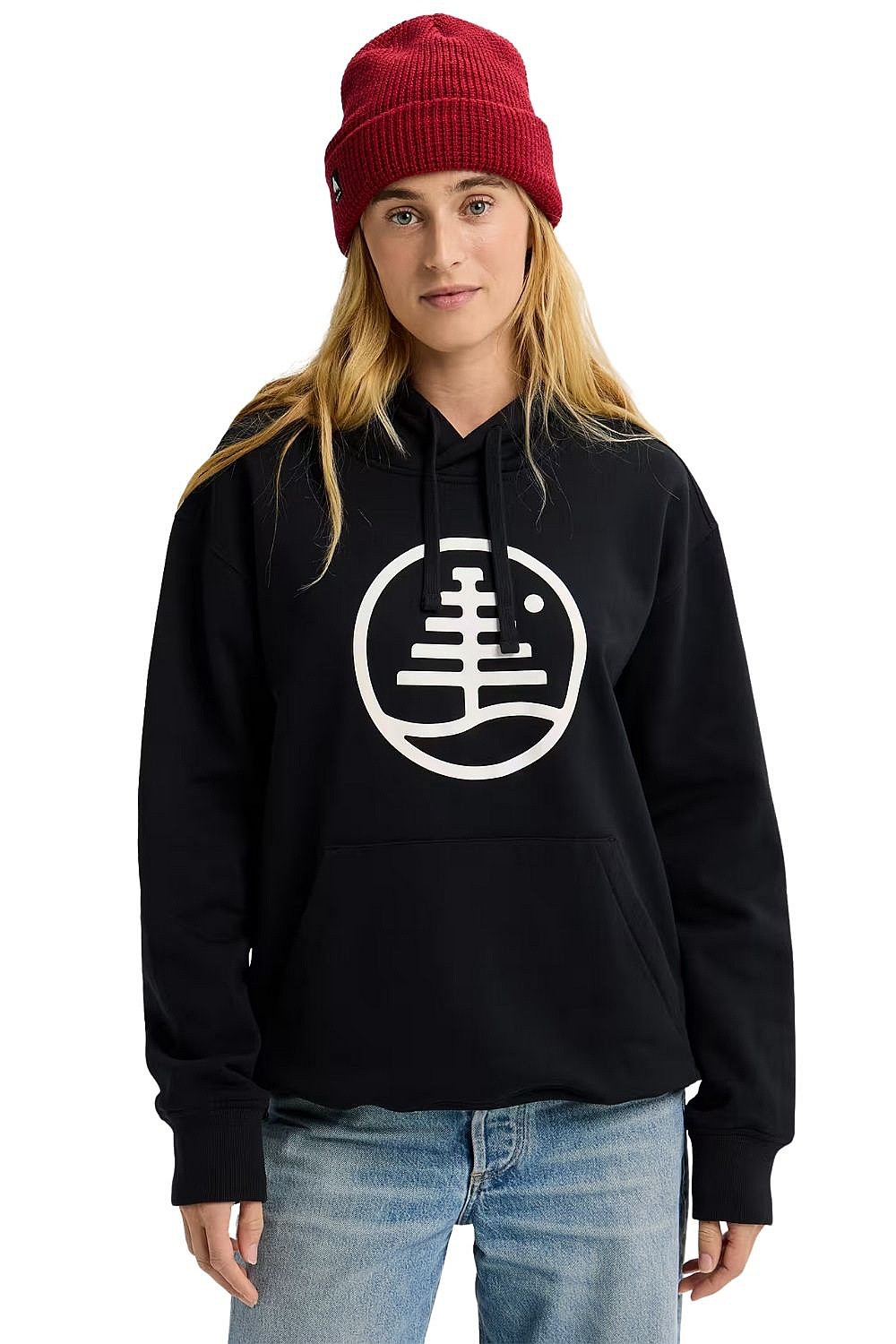 tréningfelső Burton Family Tree Pullover - True Black