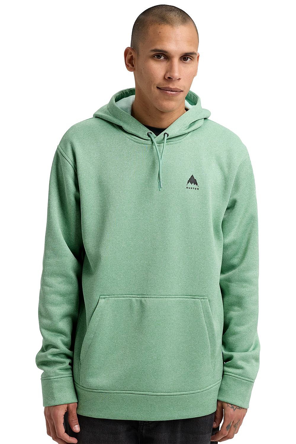 felpa Burton Oak Pullover - Soft Sage Heather - men´s