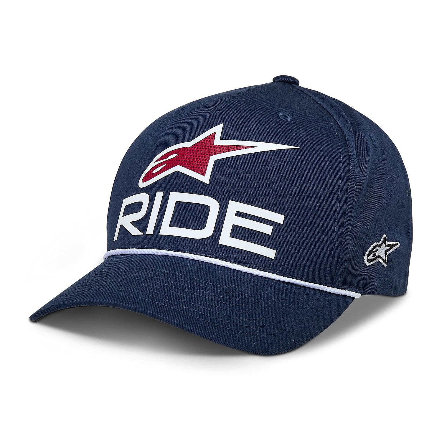 kasket Alpinestars Ride Comp Snapback - Navy/White/Red - men´s