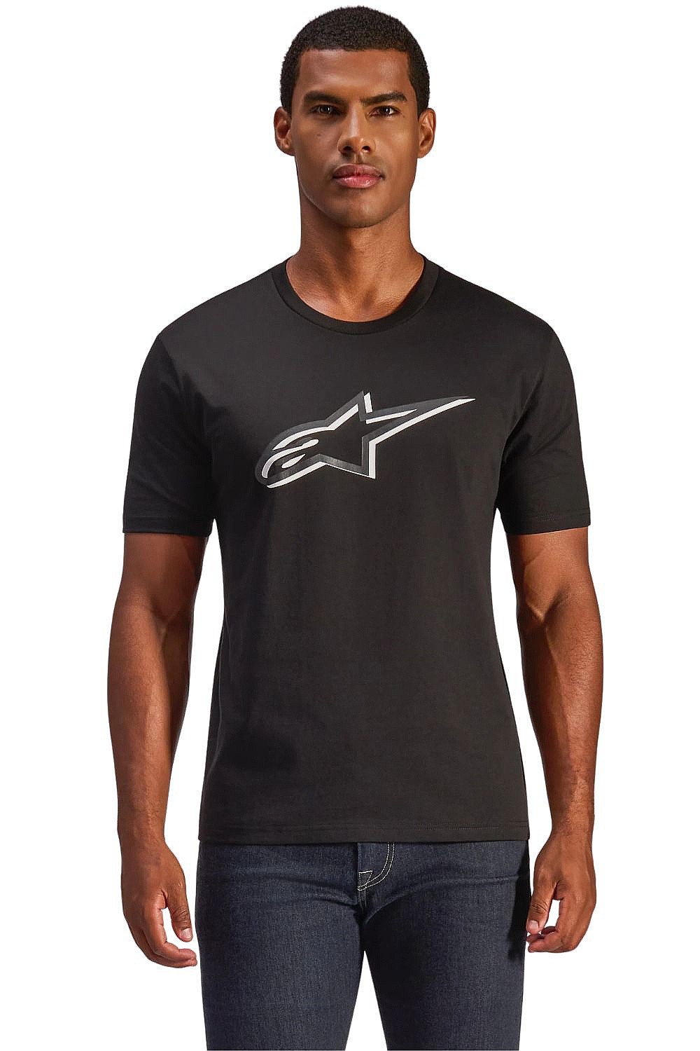 T-shirt Alpinestars Ageless Shadow CSF - Black/White