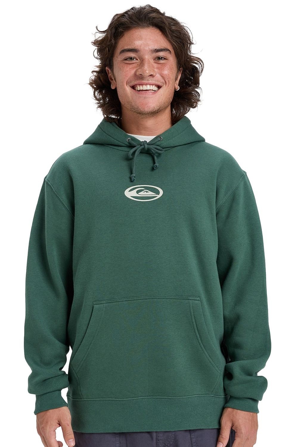 Sweatshirt Quiksilver Salt Water Graphic Hoodie - TKR/Trekking Green - men´s