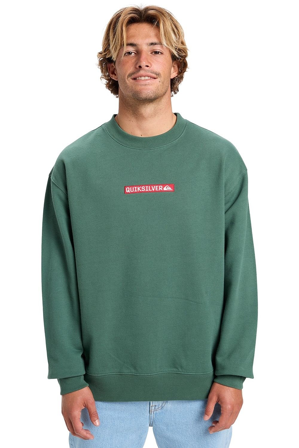 Sweatshirt Quiksilver DNA Crew - TKR/Trekking Green - men´s