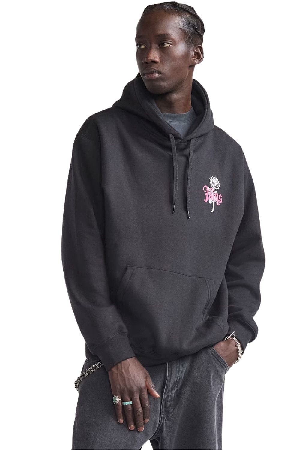 bluză Vans Grown From The Ground Up Pullover - Black - men´s