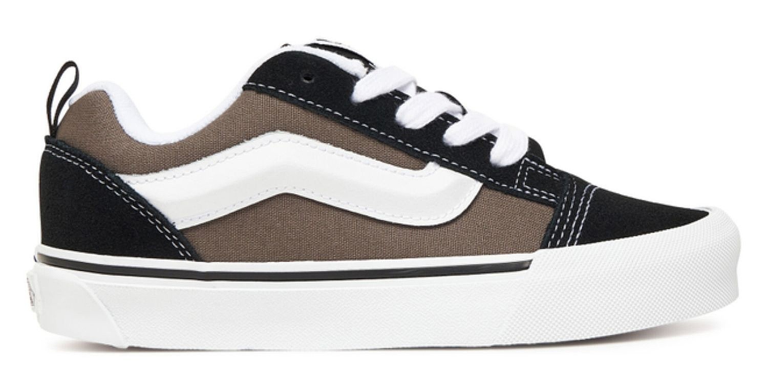 chaussures Vans Knu Skool - 2-Tone Black/Bungee Cord - unisex junior