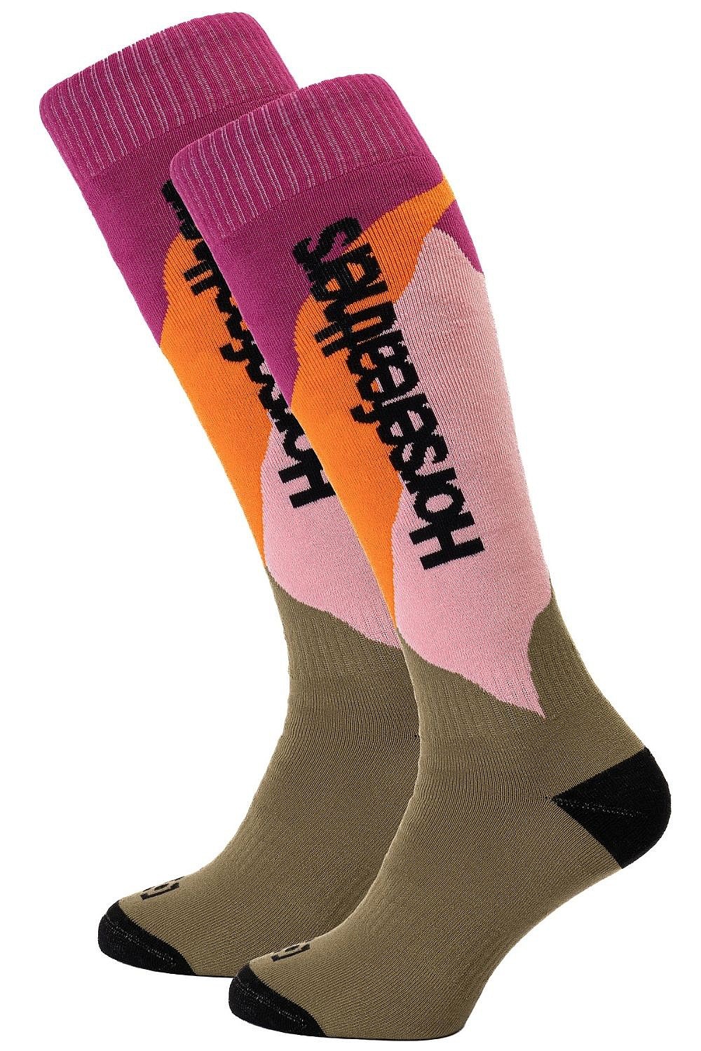 ponožky Horsefeathers Capella Snow - Orchid - women´s