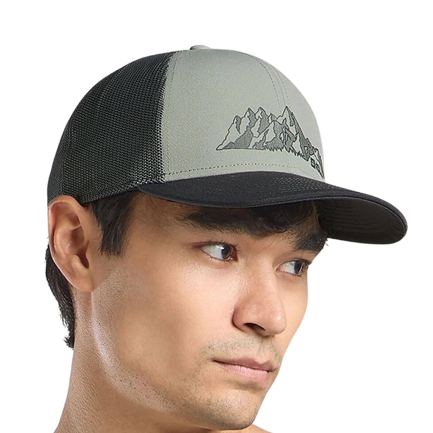 gorra con visera Jack Wolfskin Brand Trucker - Mountain Mint Leaf