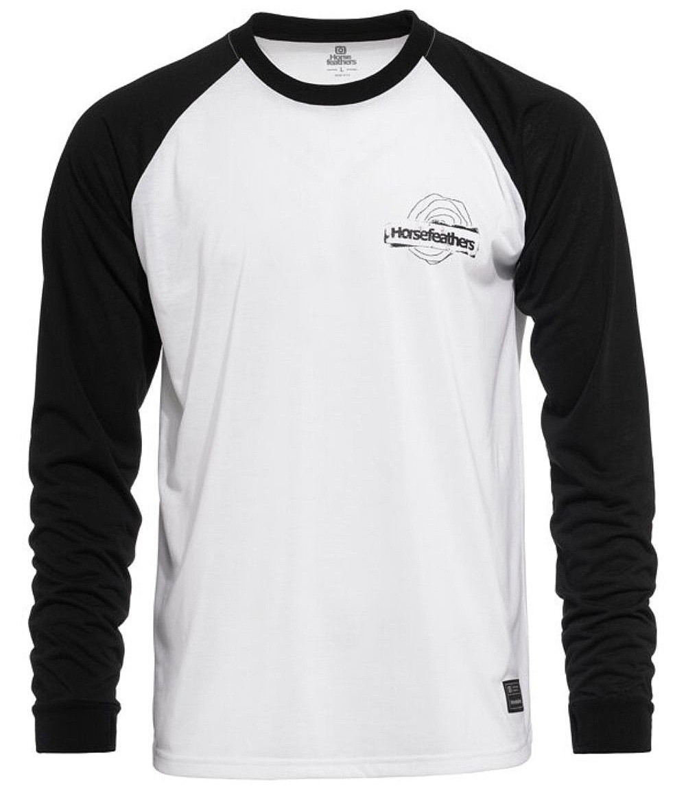 T-Shirt Horsefeathers Shank LS - White - men´s