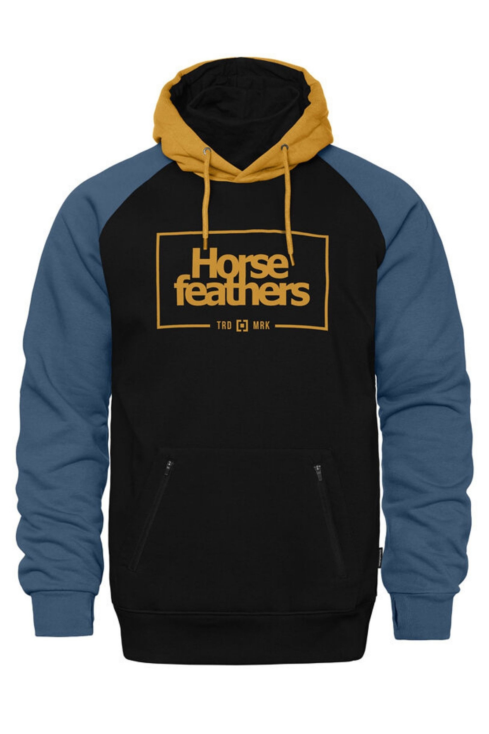 mikina Horsefeathers Sherman - Honey/Black - men´s