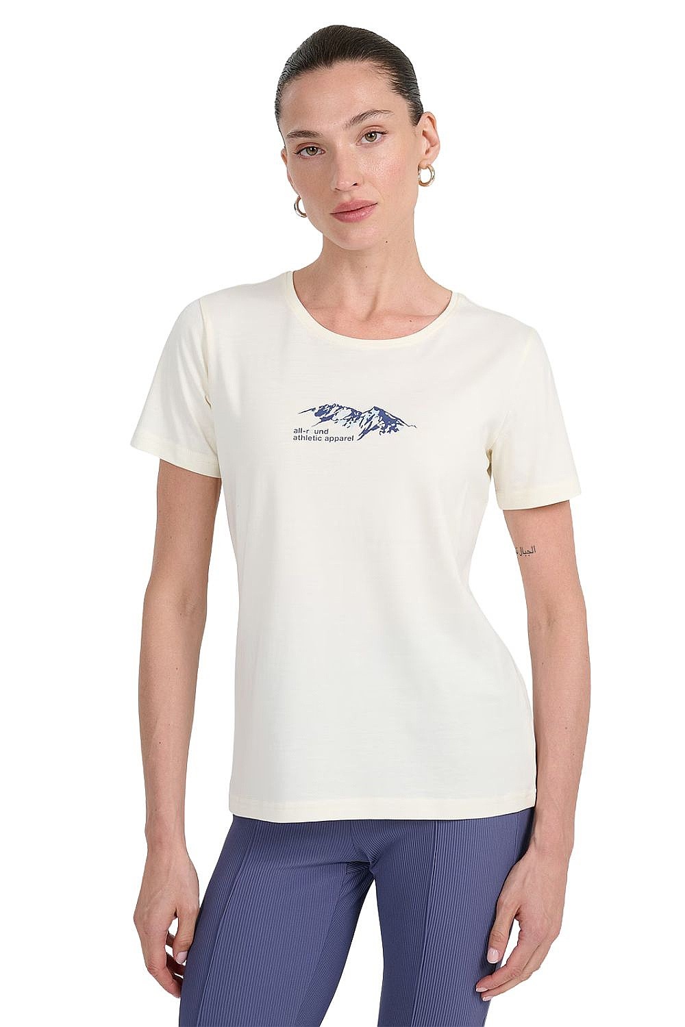 T-shirt 4F 4FWAW25TTSHF2713 - 11S/Off White - women´s