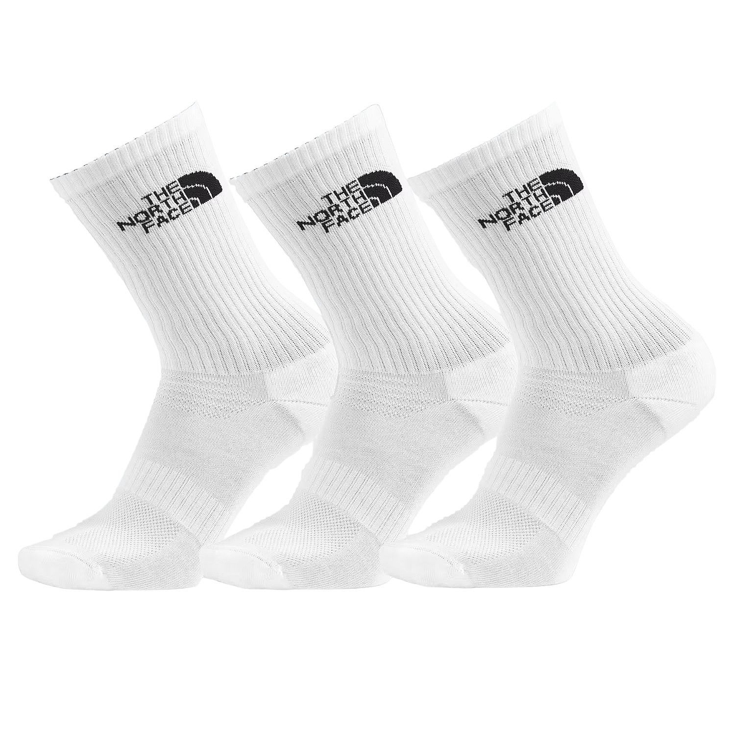socks The North Face Multi Sport Cush Crew 3 Pack - TNF White