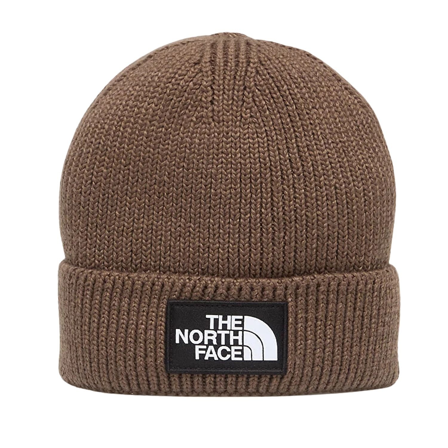 gorra The North Face TNF Logo Box Cuffed - Smokey Brown