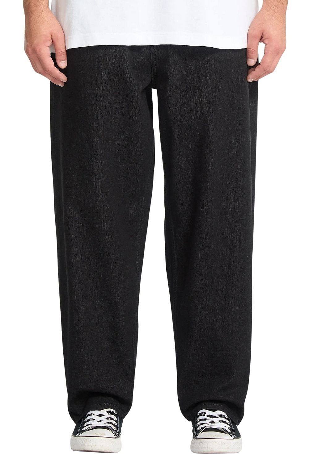 jeansy Volcom Freazy Loose Ew Denim - Black Wash - men´s