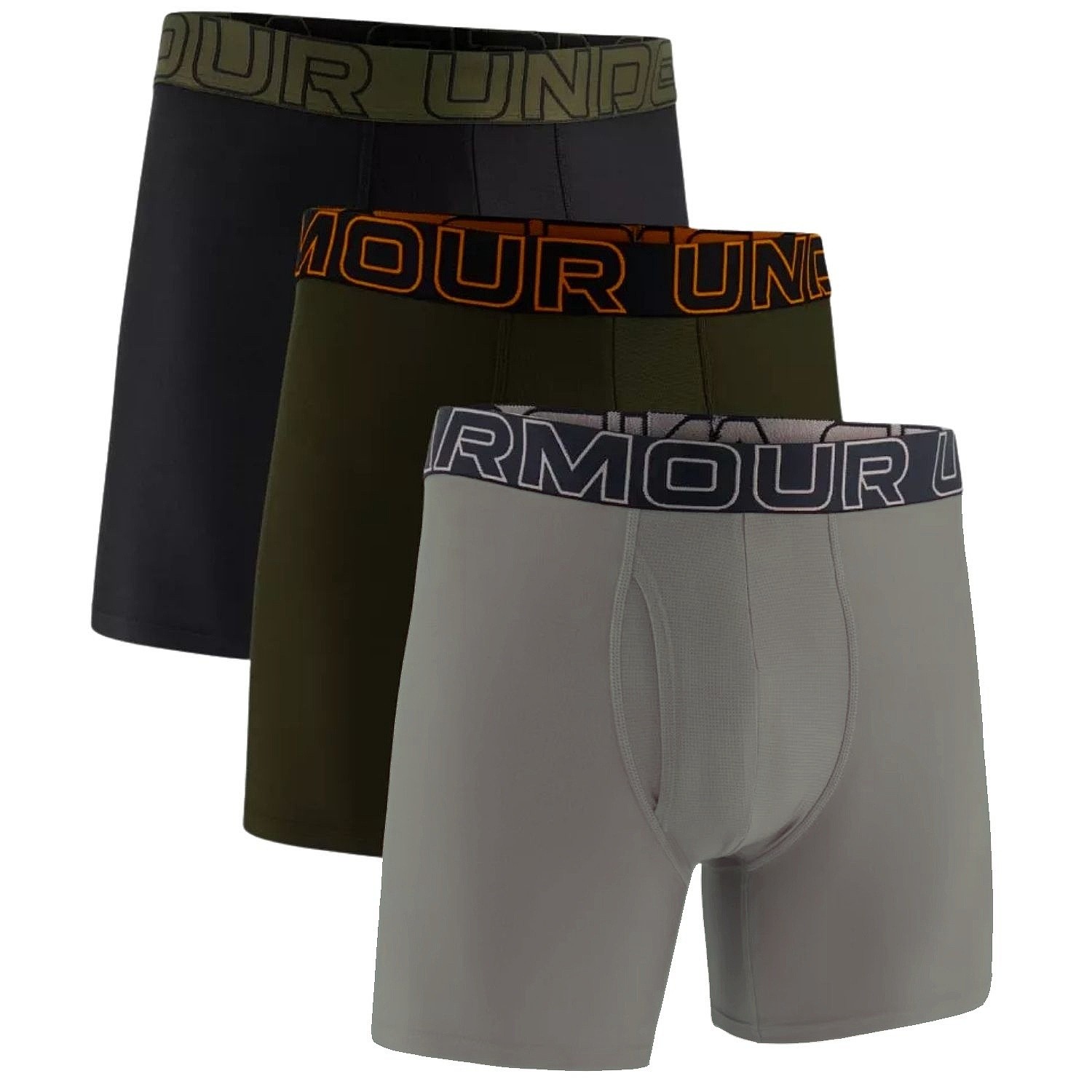 short Under Armour Perf Tech 6in 3 Pack - Taupe Dusk - men´s