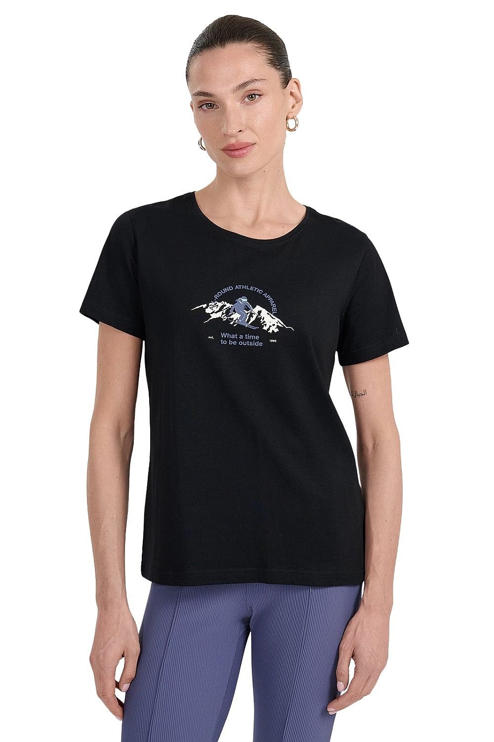 рубашка 4F 4FWAW25TTSHF2713 - 20S/Deep Black - women´s