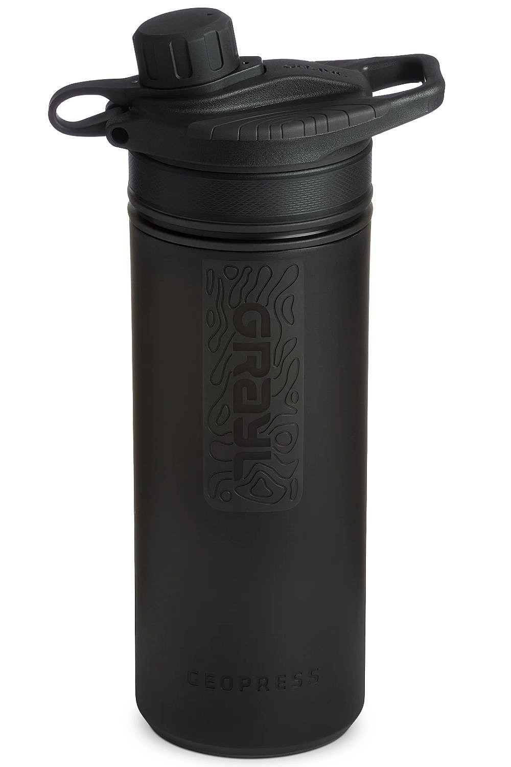 botella de agua Grayl Geopress Purifier - Covert Black