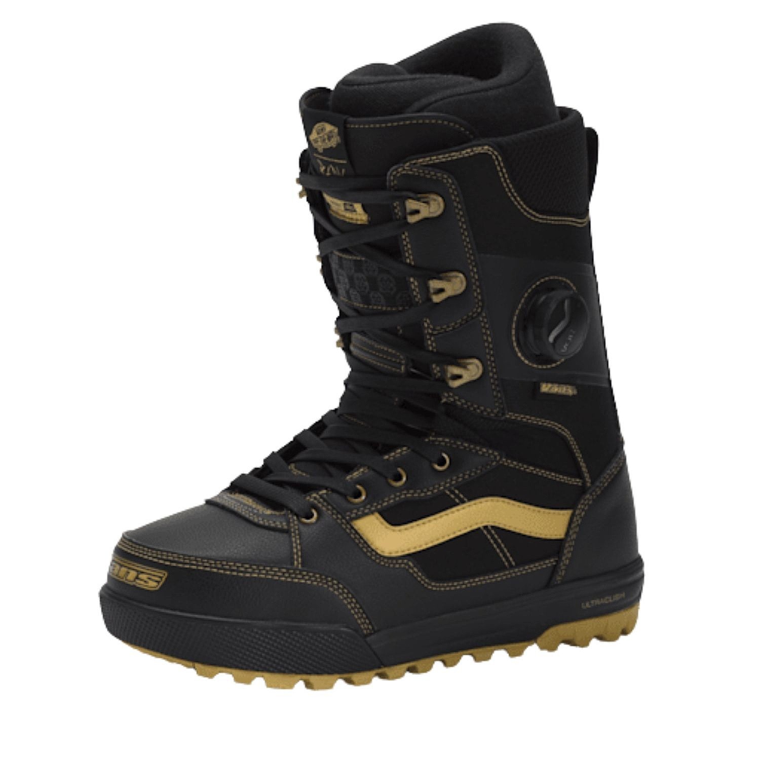 shoes Vans Invado Pro - Black/Gold - men´s