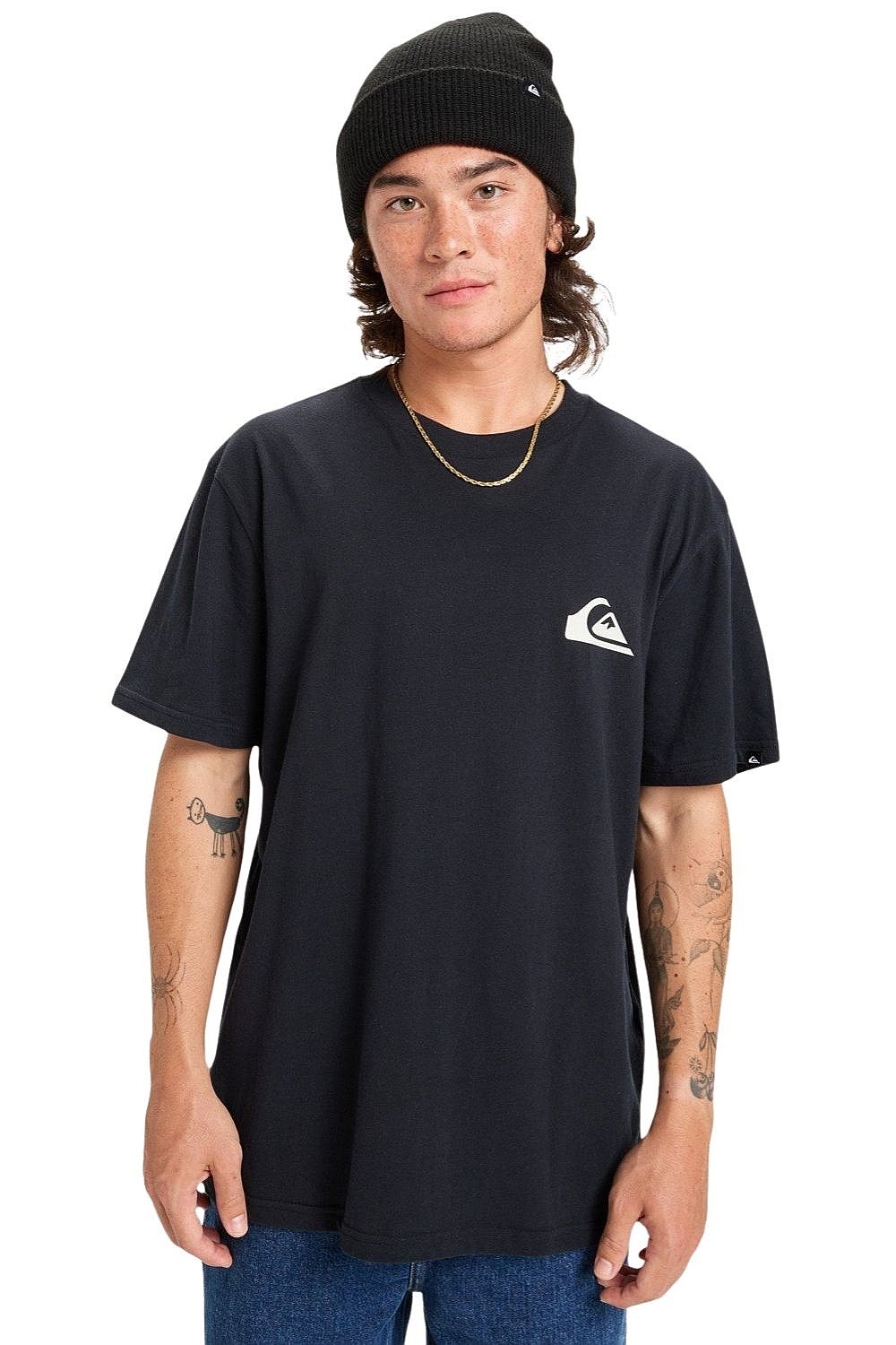 T-shirt Quiksilver Ev Mini Logo 2 - KVJ0/Black - men´s