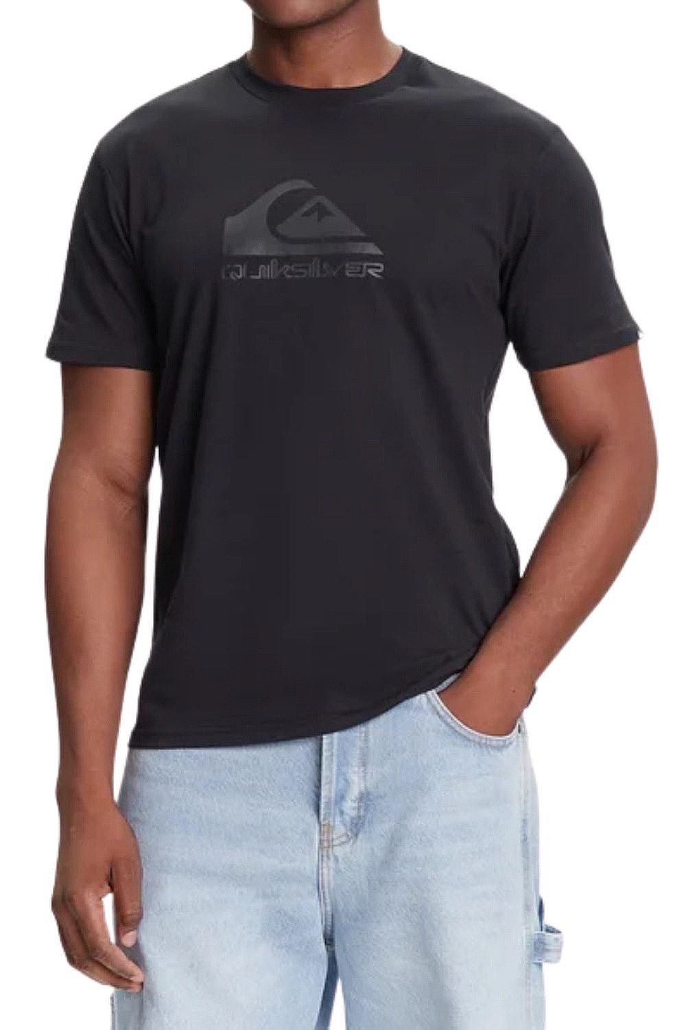 T-shirt Quiksilver Ev Comp Logo 2 - KVJ0/Black