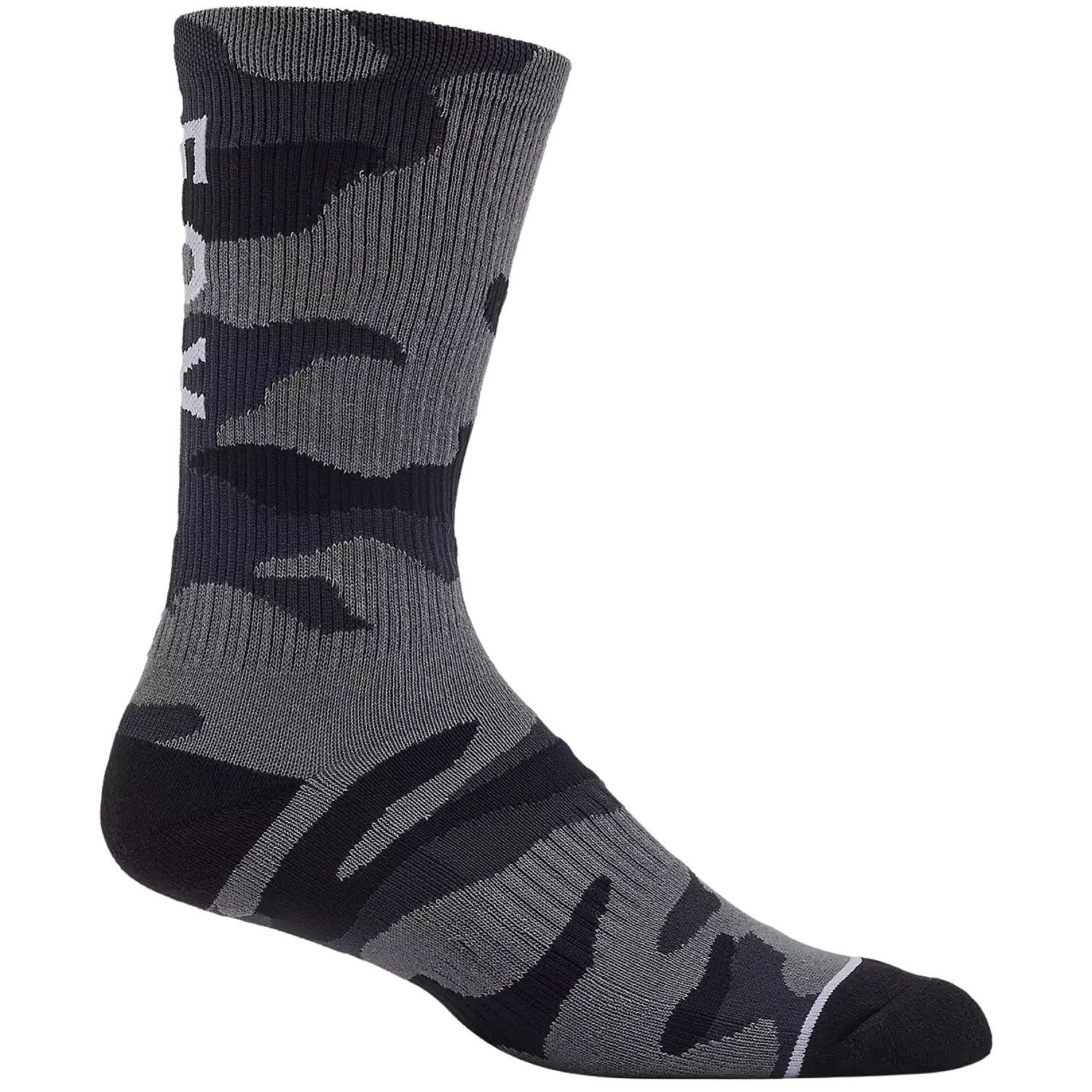 ponožky Fox Camo Crew - Black Camouflage