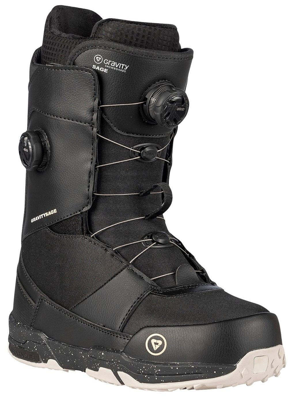 Schuhe Gravity Sage Dual Atop Boa - Black - women´s